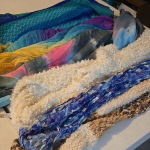 Colorful Textured Scarves Collection